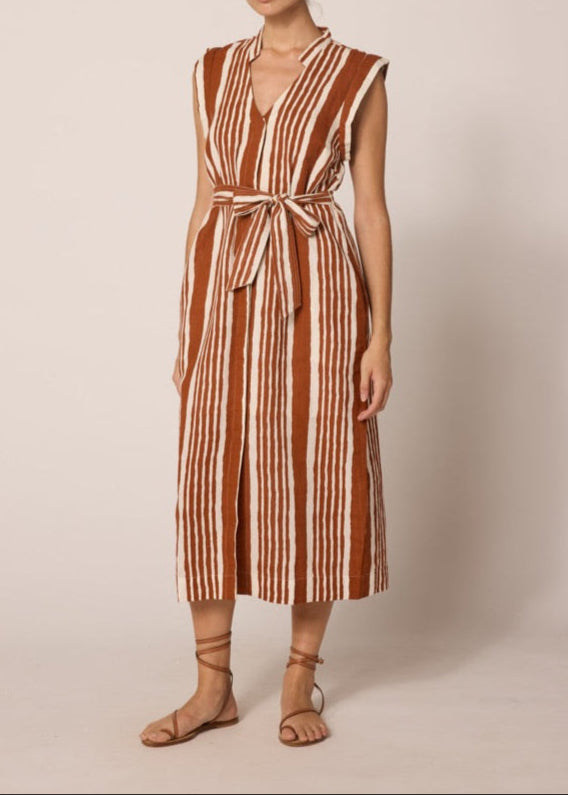 Cleobella Lani Midi Dress | Vecchio Stripe Print