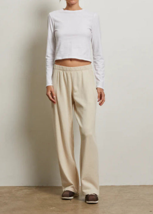 Perfect White Tee Nora French Terry Easy Pull On Pant | Sugar