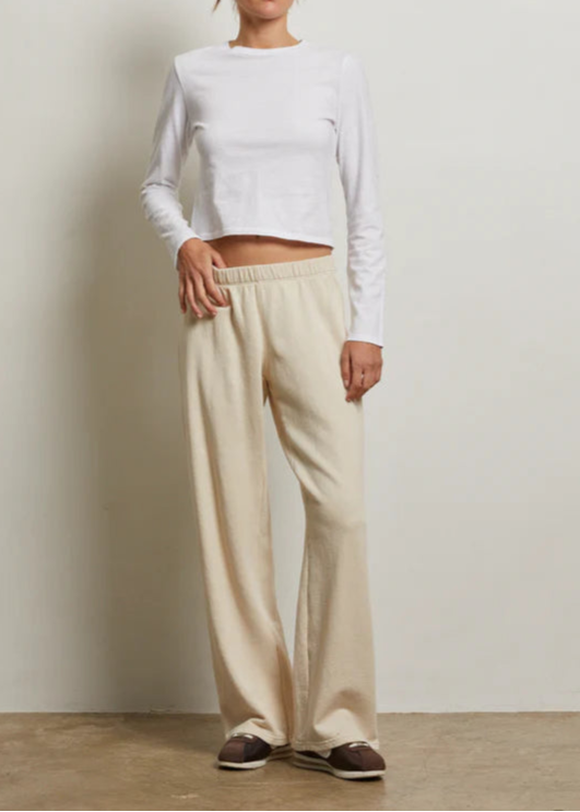 Perfect White Tee Nora French Terry Easy Pull On Pant | Sugar