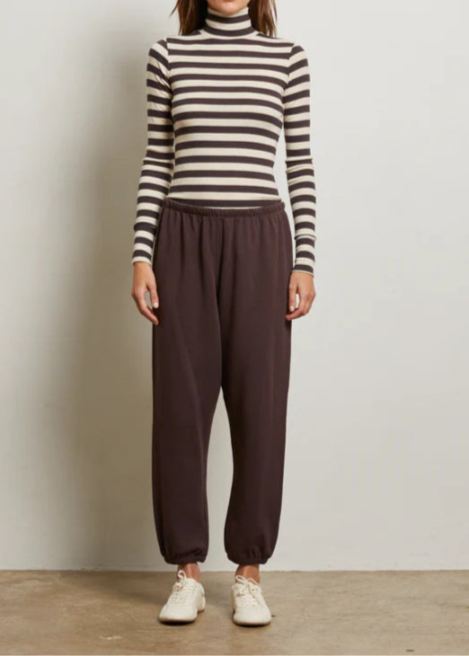 Perfect White Tee Johnny French Terry Easy Sweatpant | Cocoa