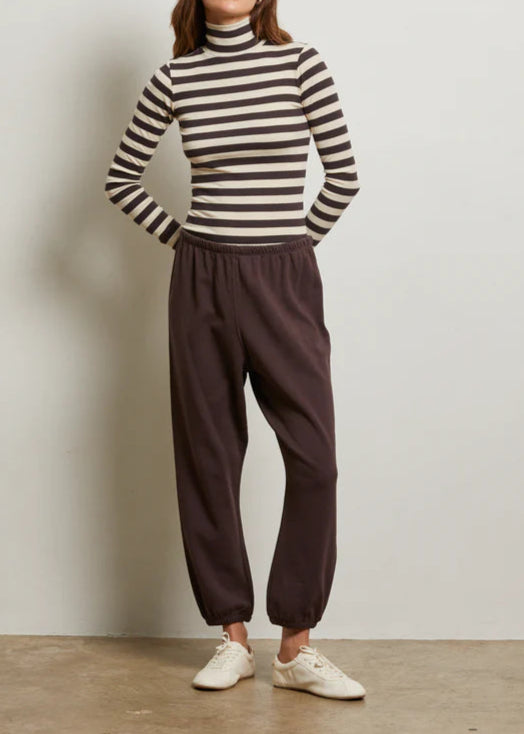Perfect White Tee Johnny French Terry Easy Sweatpant | Cocoa