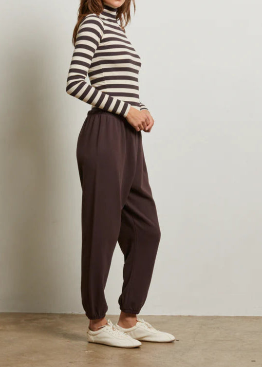 Perfect White Tee Johnny French Terry Easy Sweatpant | Cocoa