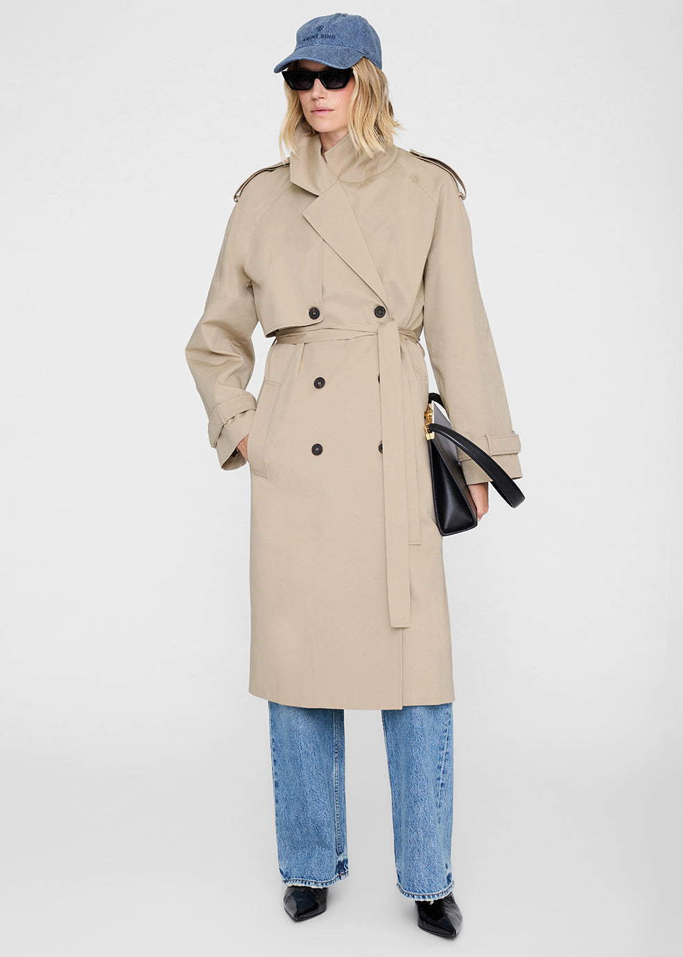 Anine Bing Jeremy Baseball Cap AB | Shadow Blue