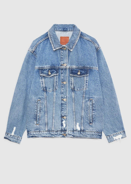 Anine Bing Rory Jacket Vintage Blue
