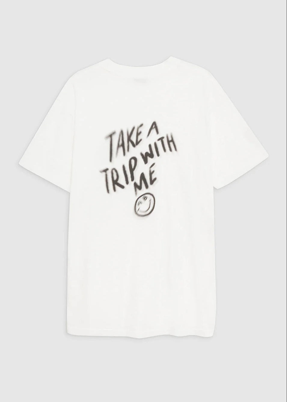Anine Bing Walker Tee Trip Ivory