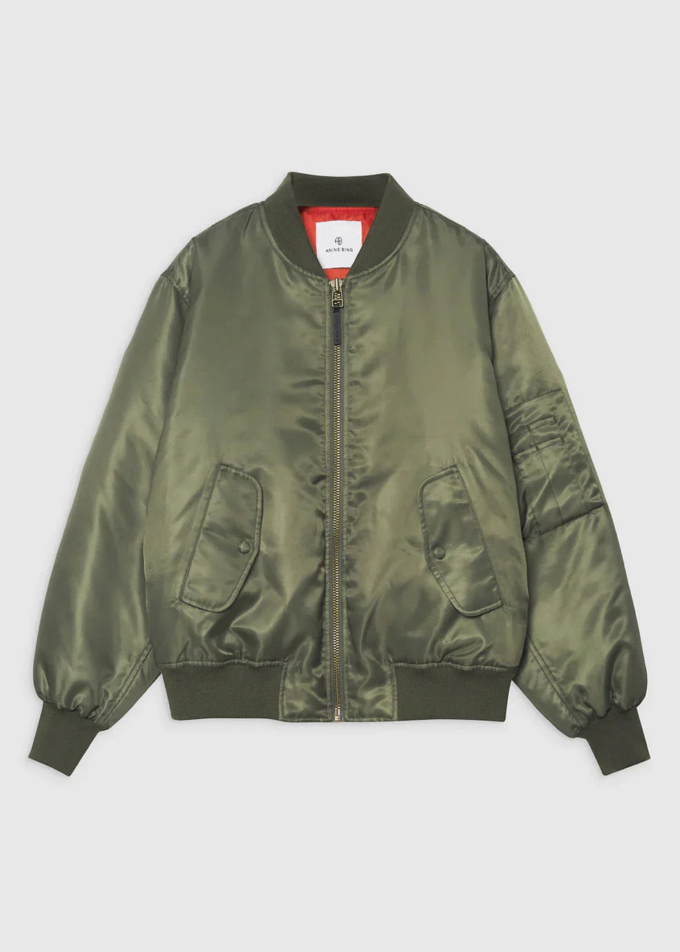 Anine Bing Leon Bomber | Army Green