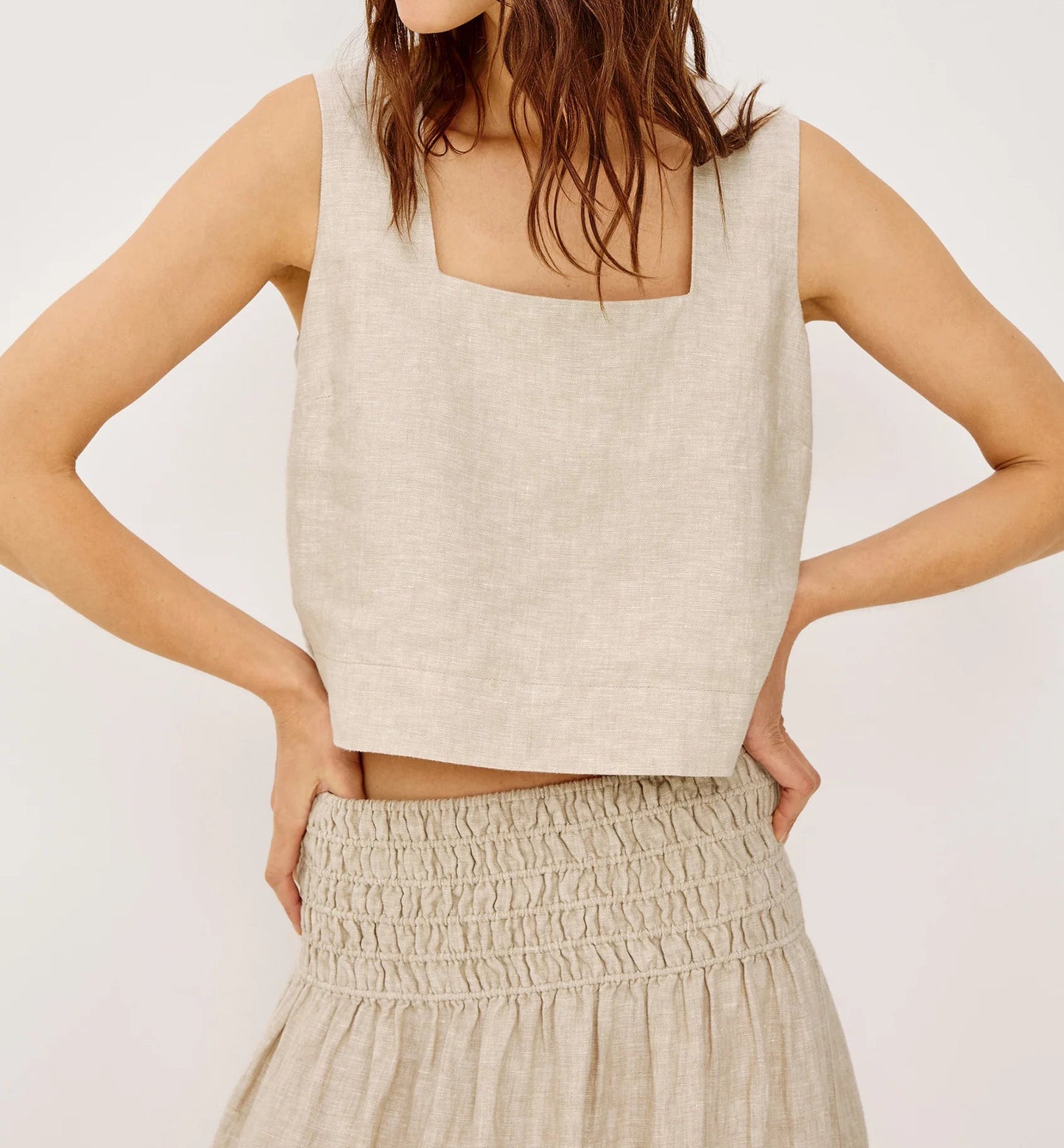 Rails Akira Top | Heathered Flax