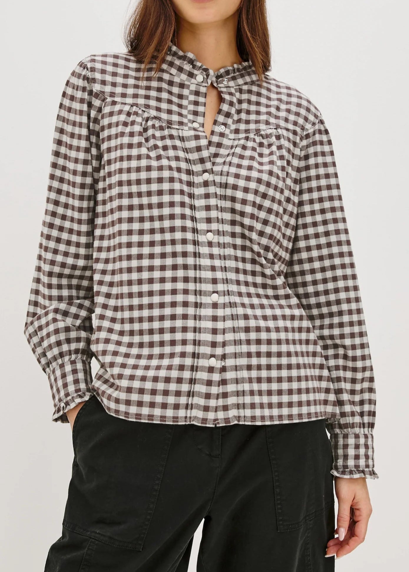 Rails Alanna Shirt | Chocolate Chip