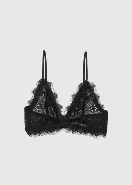 Anine Bing Lace Bra With Trim