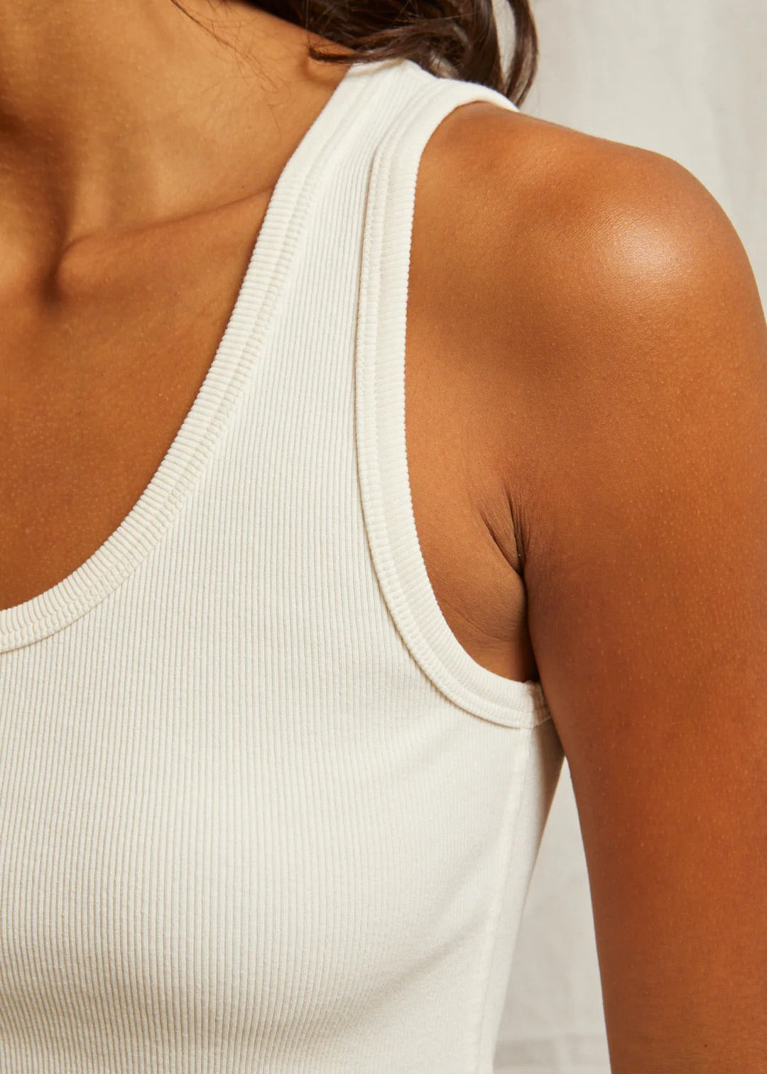 Perfect White Tee Blondie Tank Top | Bright Ivory