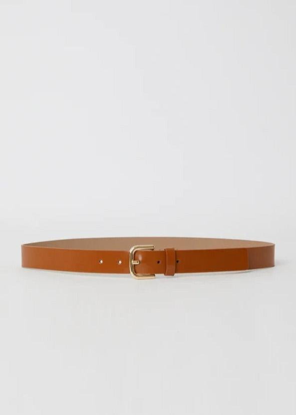 B-Low The Belt Lennox Mod Leather Belt Cuoio Gold