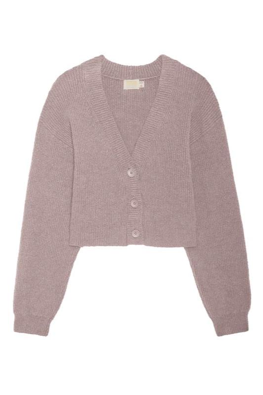 Nation LTD Bo Balloon Sleeve Cardigan Whisper