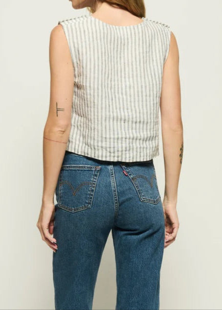 Nation LTD Cara Tank | Linen Stripe