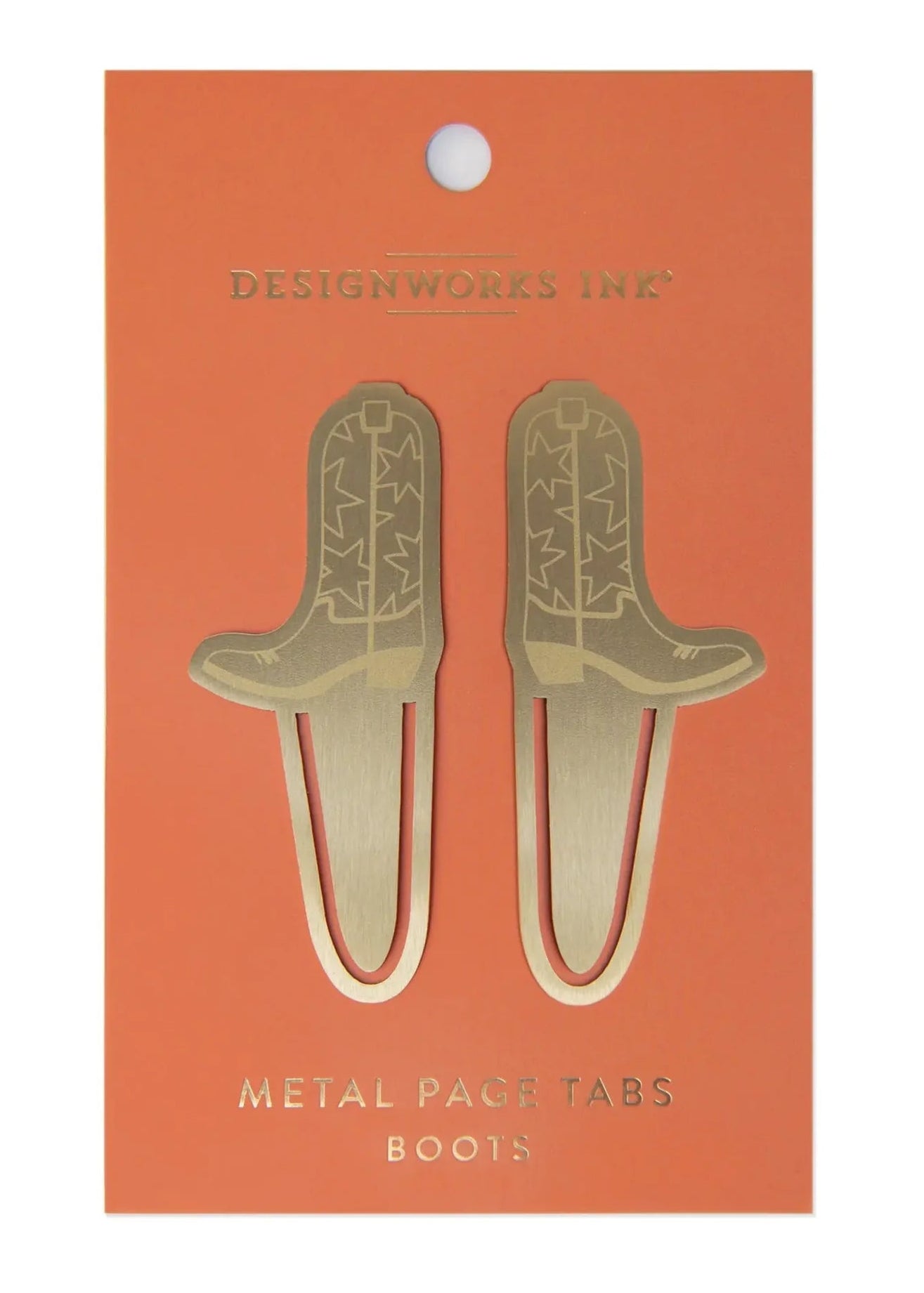 Designworks Ink Brass Page Tabs | Boots