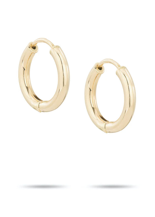 Adina Reyter 15mm Tube Hoops 14k Gold