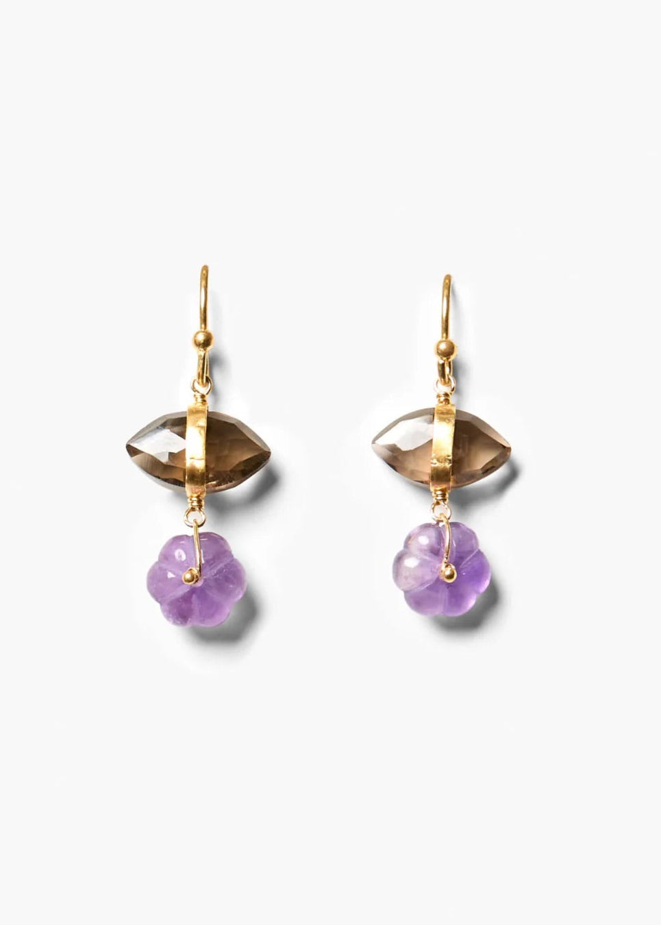 Chan Luu Pia Earrings Amethyst