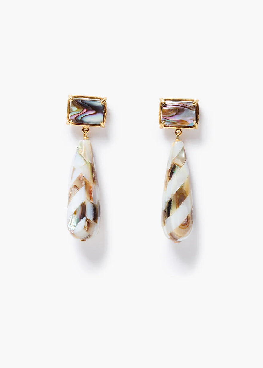 Chan Luu Balthazar Drop Earrings Abalone