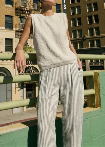 Nation LTD Grayson Pant | Linen Stripe