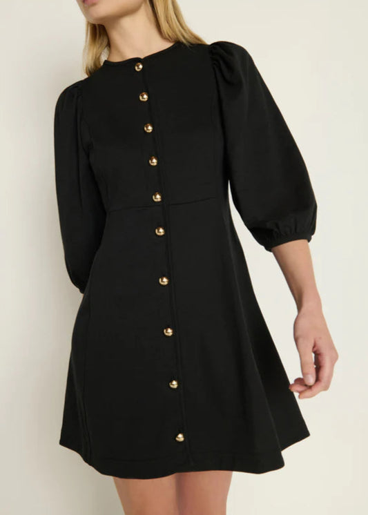 Nation LTD Gilda Dress | Jet Black
