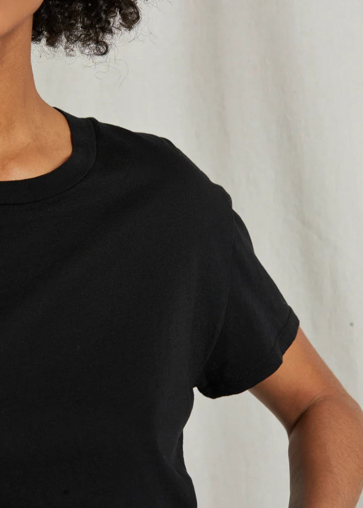 Perfect White Tee Harley Crew Tee | True Black
