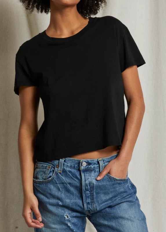 Perfect White Tee Harley Crew Tee | True Black