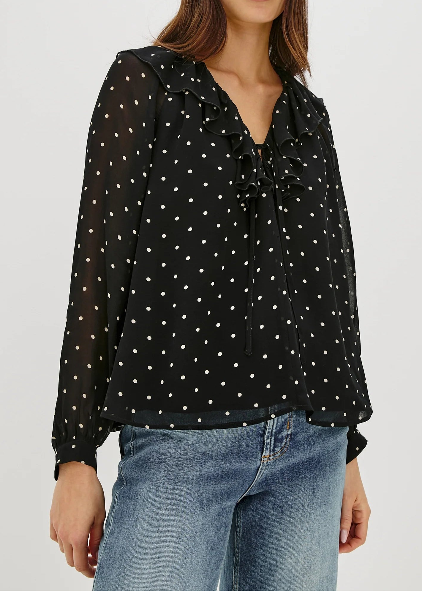 Rails Honora Top | Polka Dots