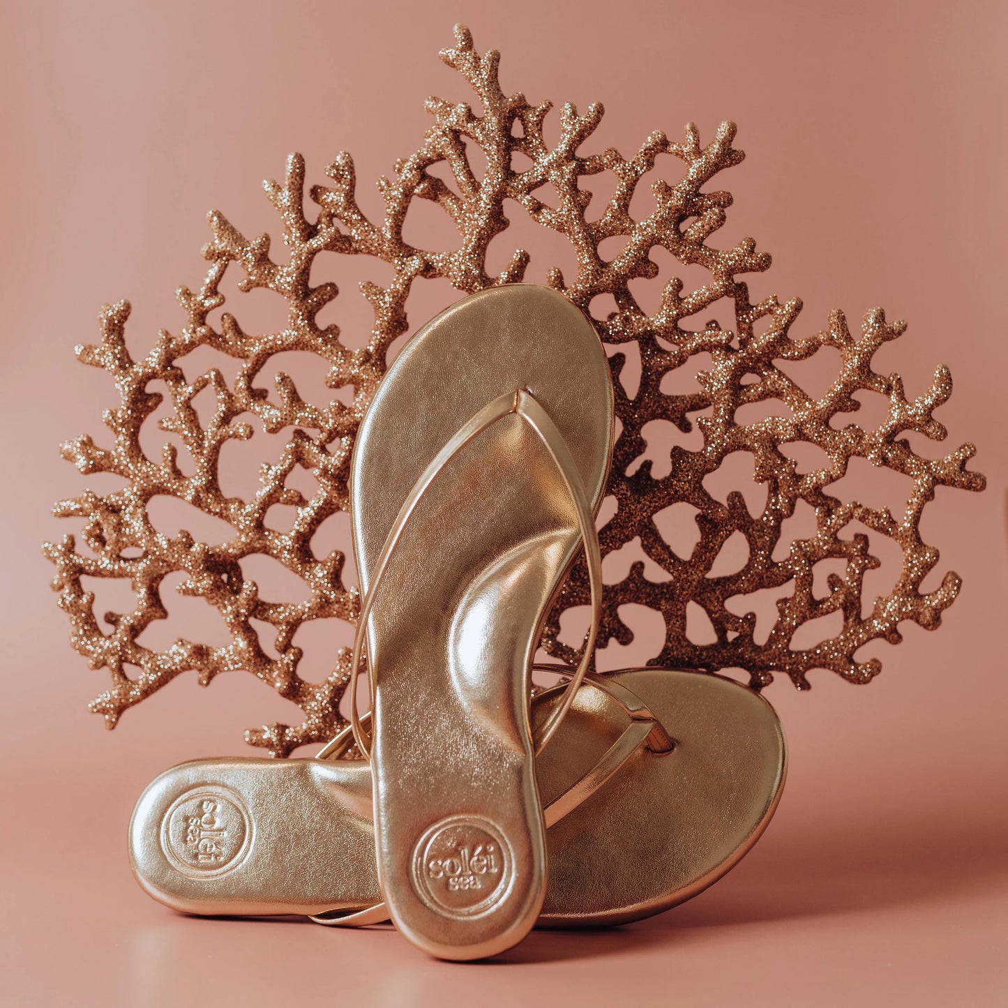 Solei Sea Indie Classic Thin Strap Sandal | Gold