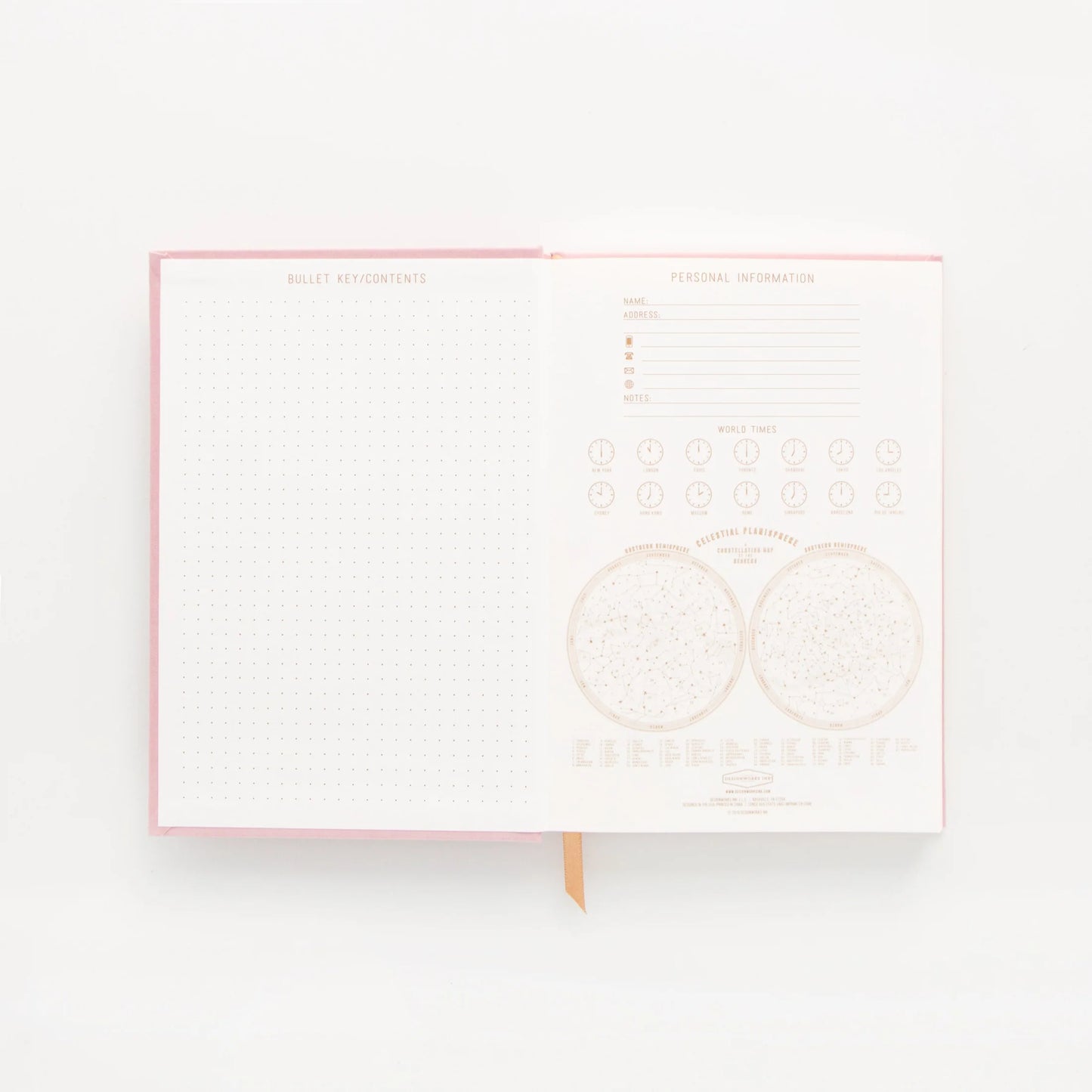 Designworks Ink Hard Cover Suede Cloth Journal With Pocket | Radiant Rainbow