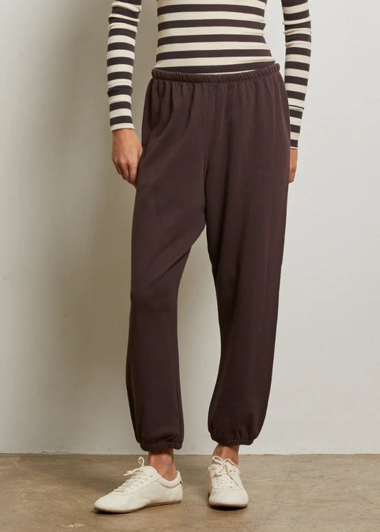 Perfect White Tee Johnny French Terry Easy Sweatpant | Cocoa