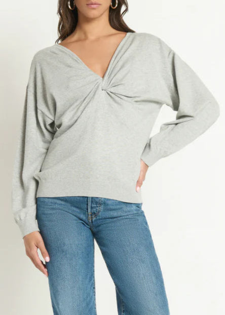 Nation LTD Jolie Sweater | Heather Grey