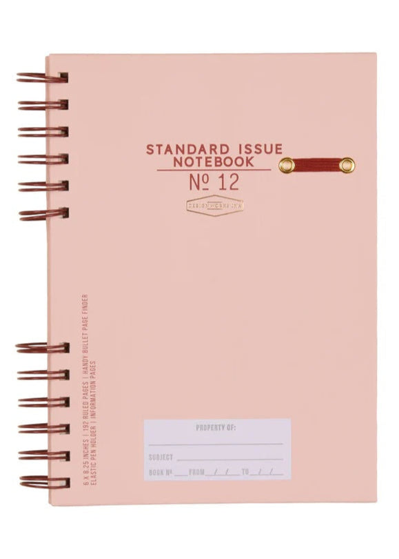 Designworks Ink Standard Issue Planner Notebook No. 12 | Rosewood + Blush
