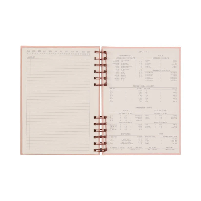 Designworks Ink Standard Issue Planner Notebook No. 12 | Rosewood + Blush