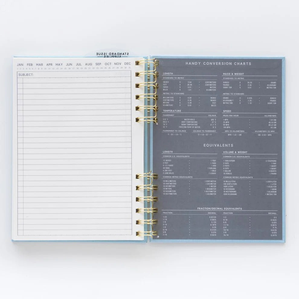 Designworks Ink Standard Issue Notebook No.12 | Blue