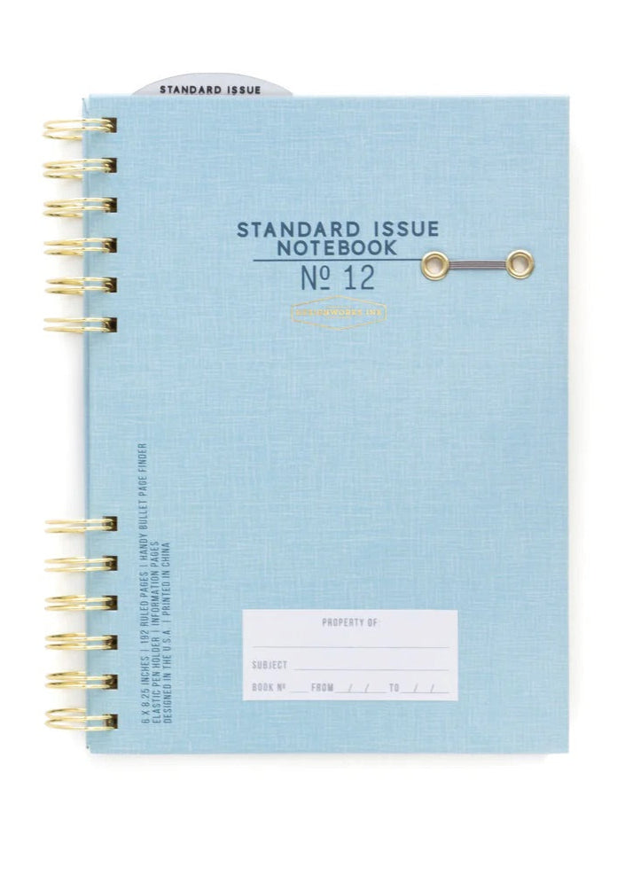 Designworks Ink Standard Issue Notebook No.12 | Blue