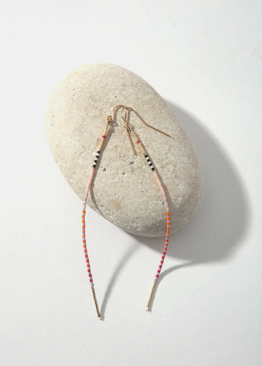 Iwona Ludyga LaLoba Earrings Multi Pink | Long