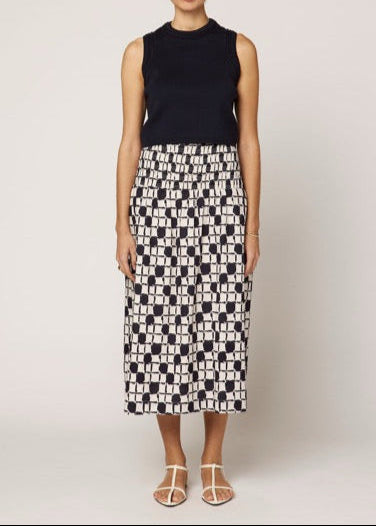 Cleobella Melanie Midi Skirt | San Marino Print