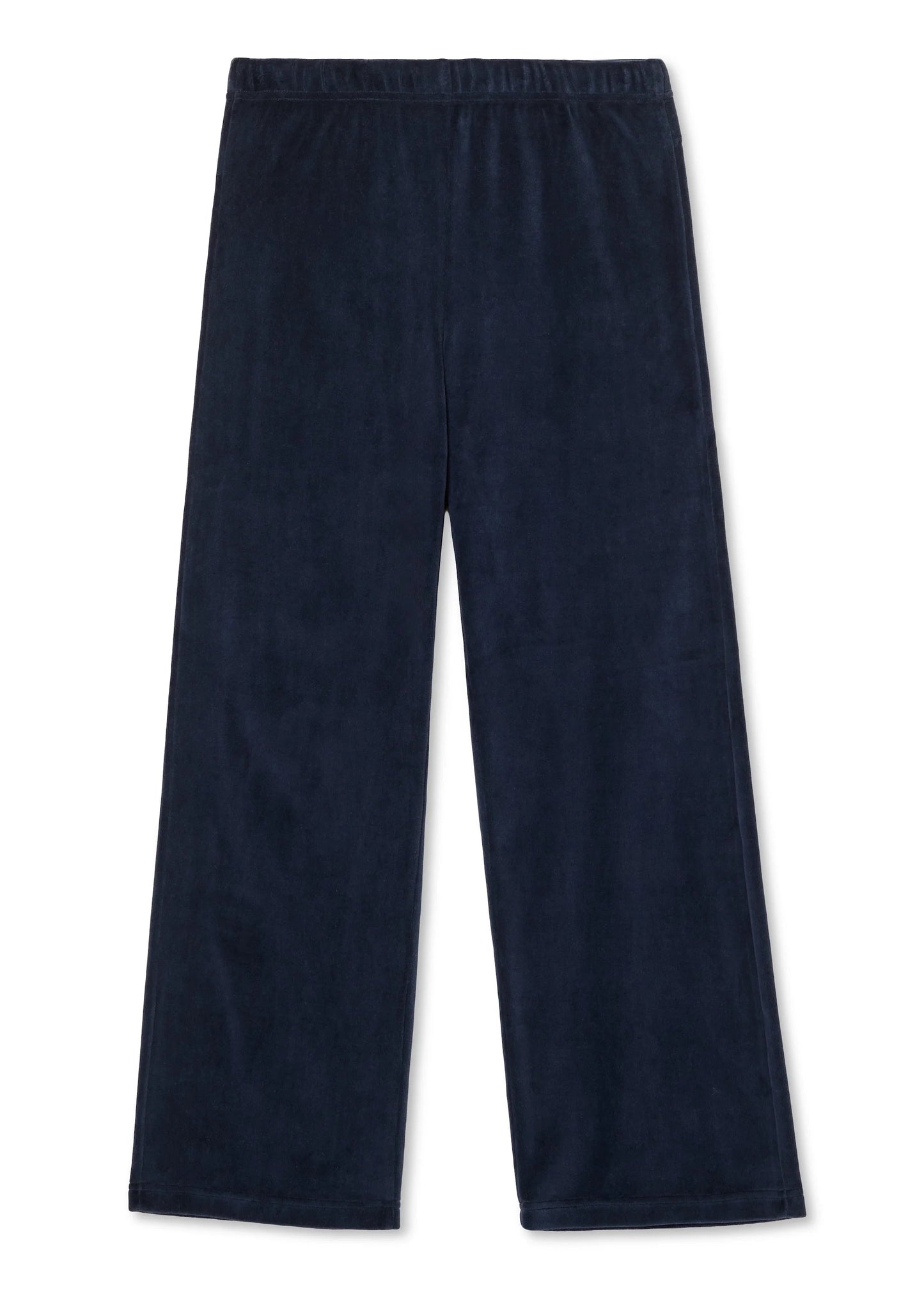 Perfect White Tee Alex Velour Pull On Sweatpant | Navy