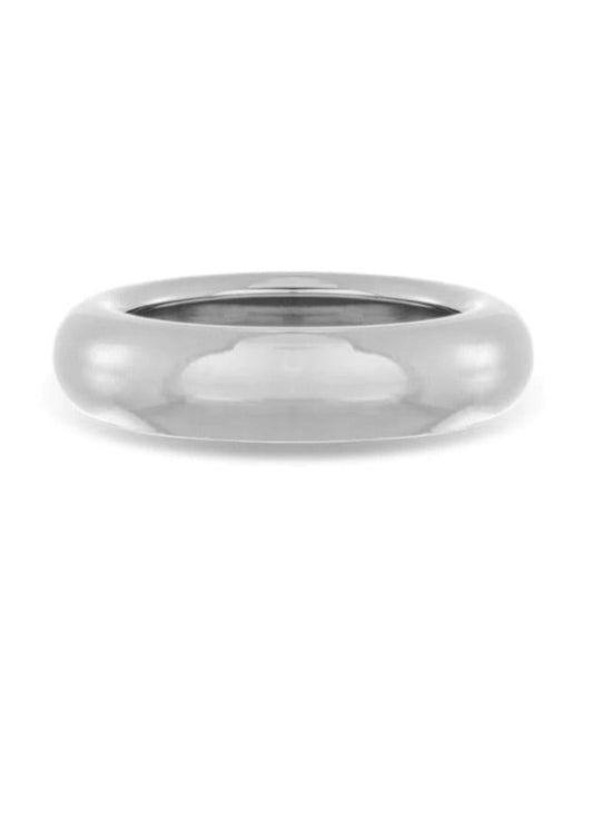 Adina Reyter Chunky Tube Band Ring Sterling Silver