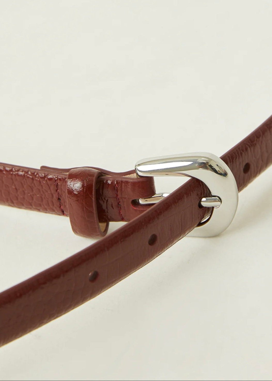 B-Low The Belt Kennedy Mini Croco Garnet Silver