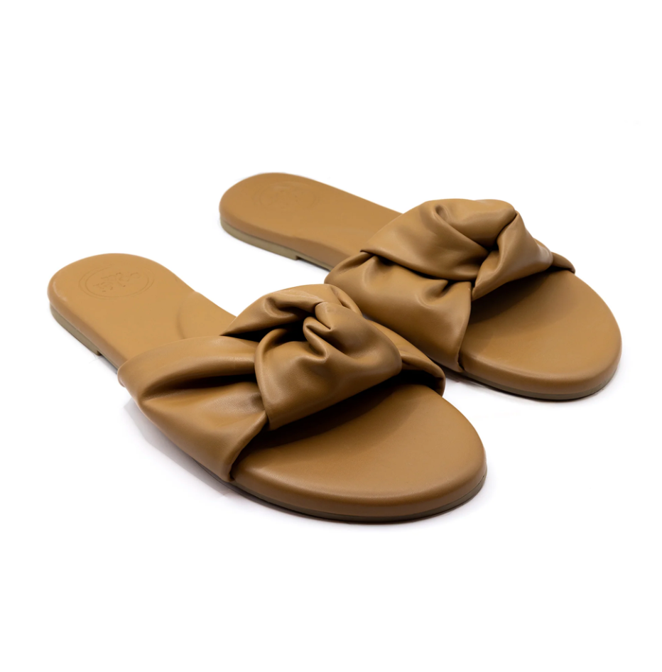 Solei Sea Big Nottie Slide Sandal | Desert Sand