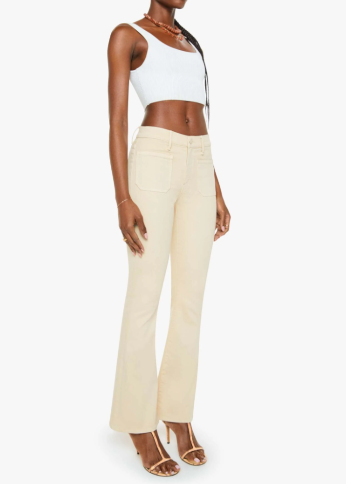 MOTHER The Patch Pocket Weekender | Wacky Khaki