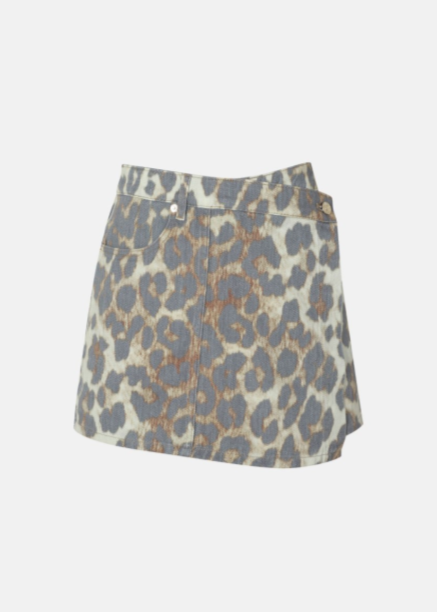 Berenice Jery Skort | Leopard Print