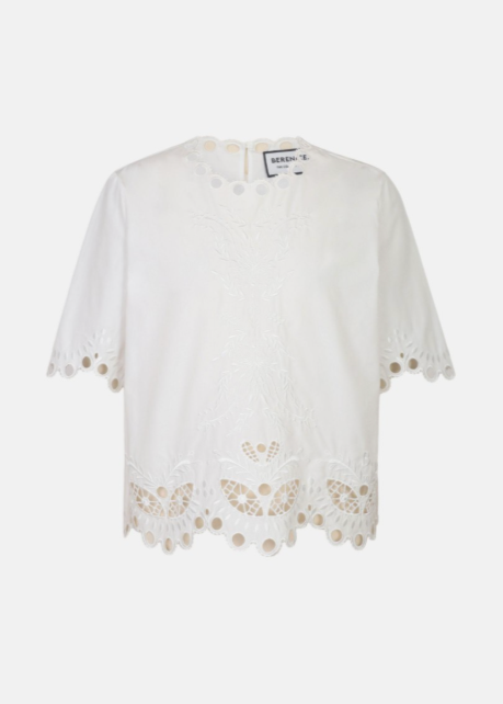 Berenice Top Manches Courtes Broderie