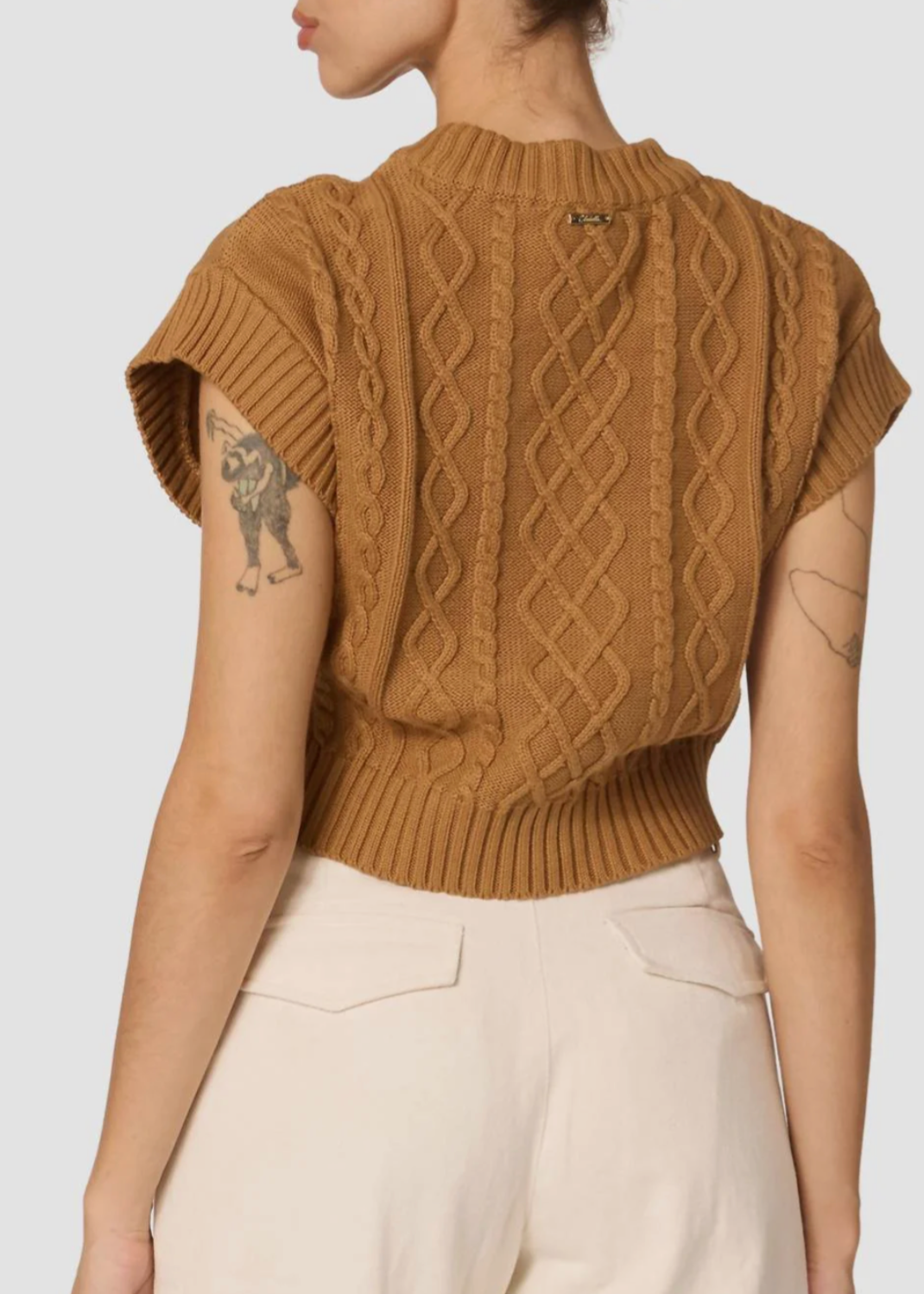 Cleobella Gigi Sweater Vest | Cocoa
