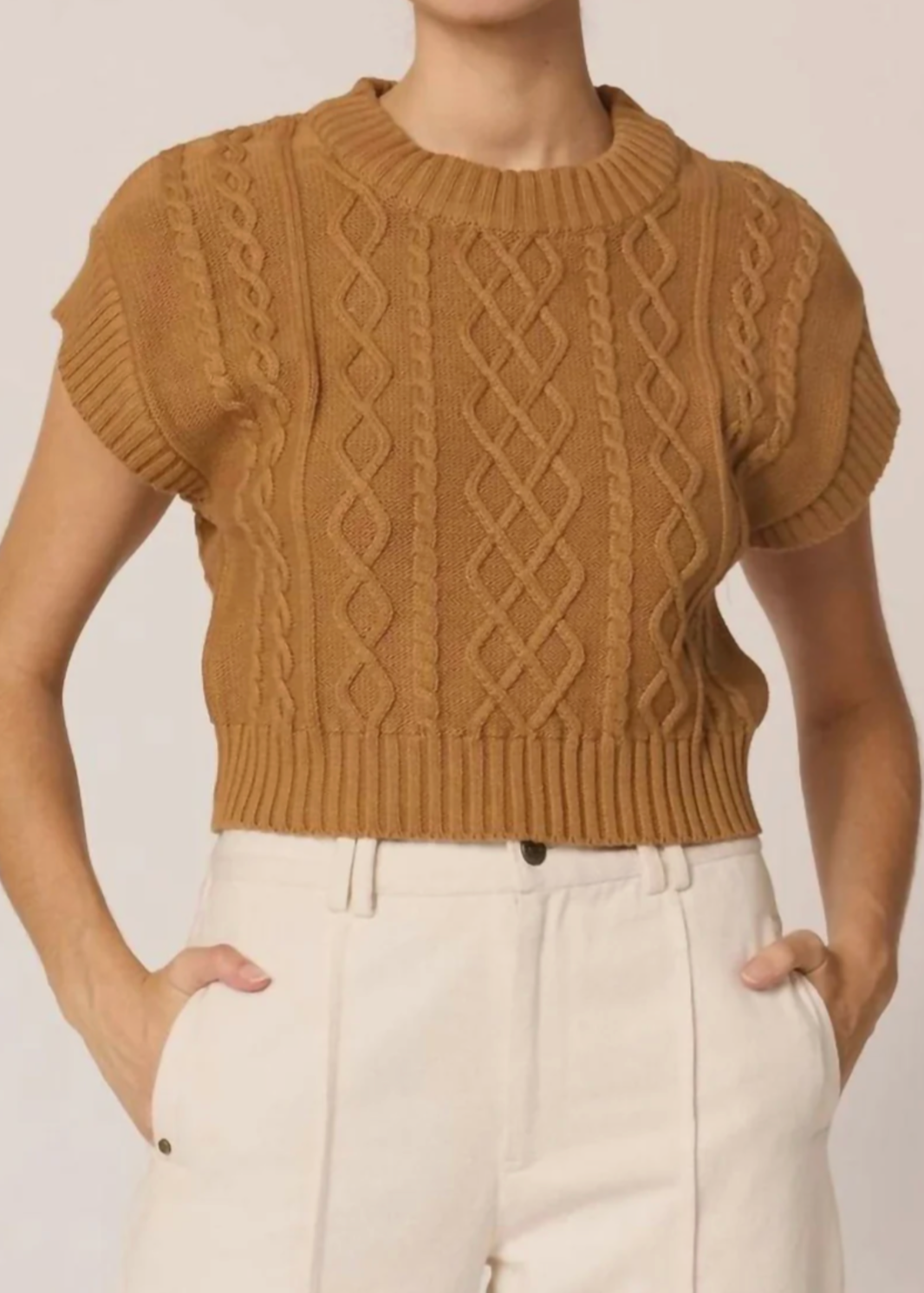 Cleobella Gigi Sweater Vest | Cocoa