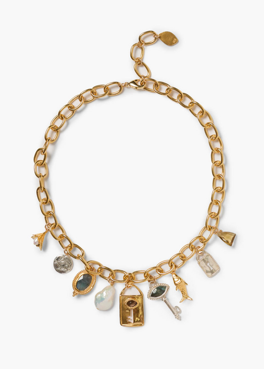 Chan Luu Chain Link Charm Necklace