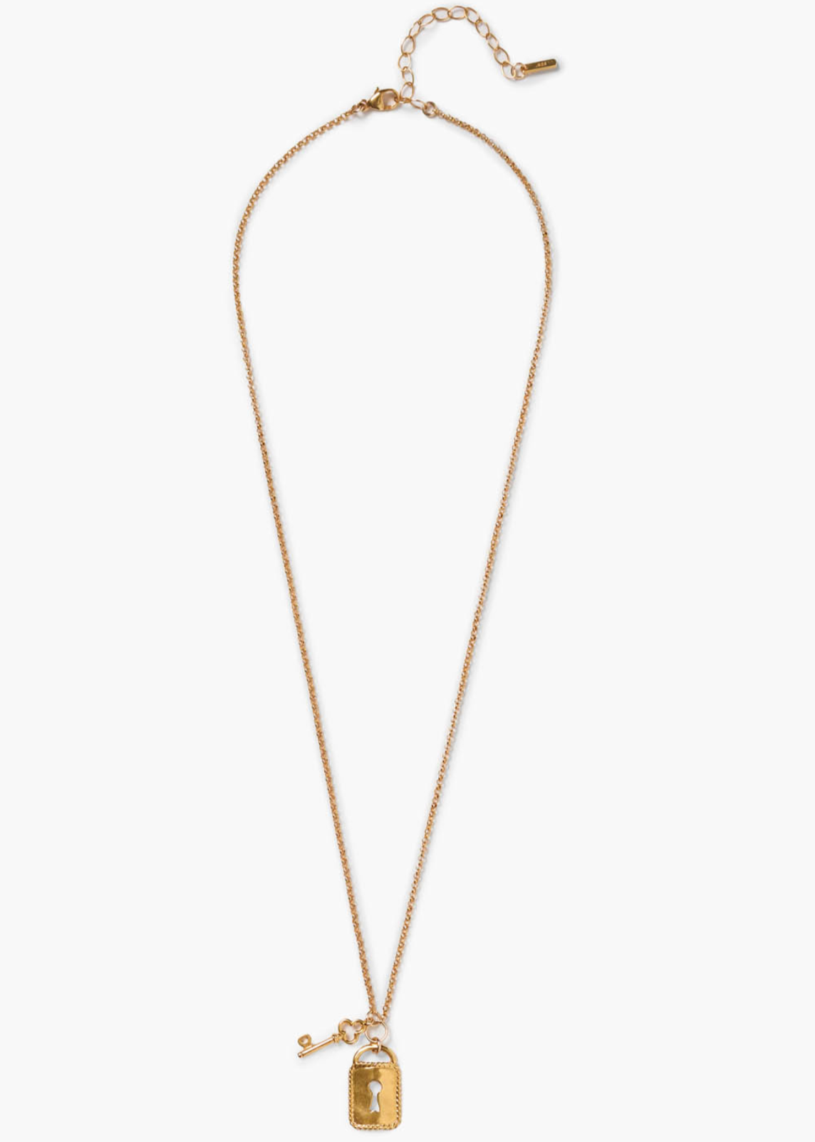 Chan Luu Lock + Key Charm Necklace