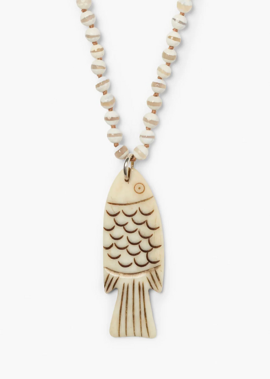 Chan Luu Shoal Necklace White Agate