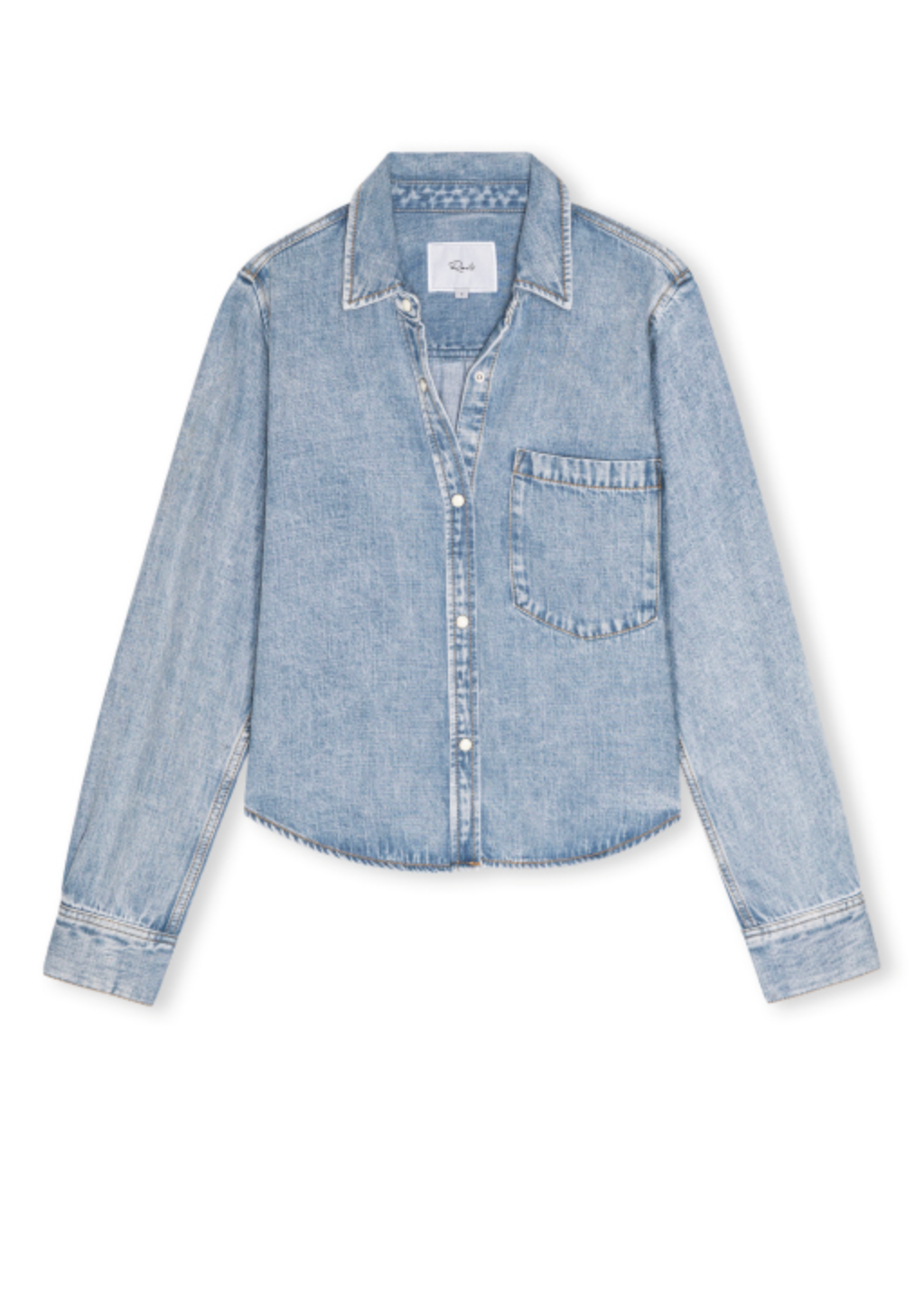 Rails Noa Denim Shirt | Faded Indigo