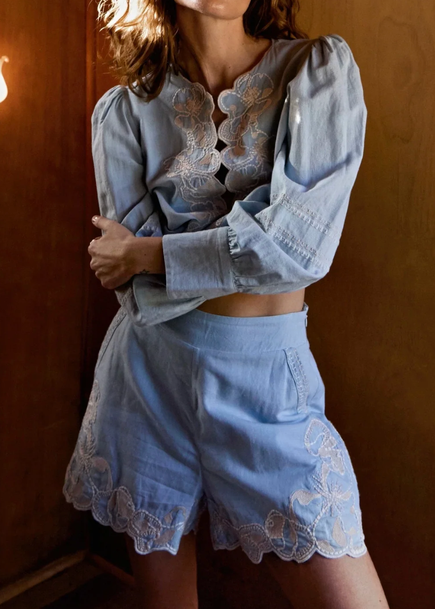 Cleobella Etienne Short | Glacier Lake
